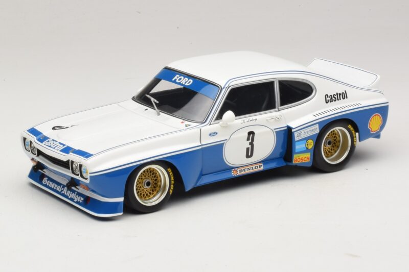 Ford Capri RS3100 #3 K. Ludwig Hockenheimring DRM 1975 Minichamps 1:18 180758003 Metaal