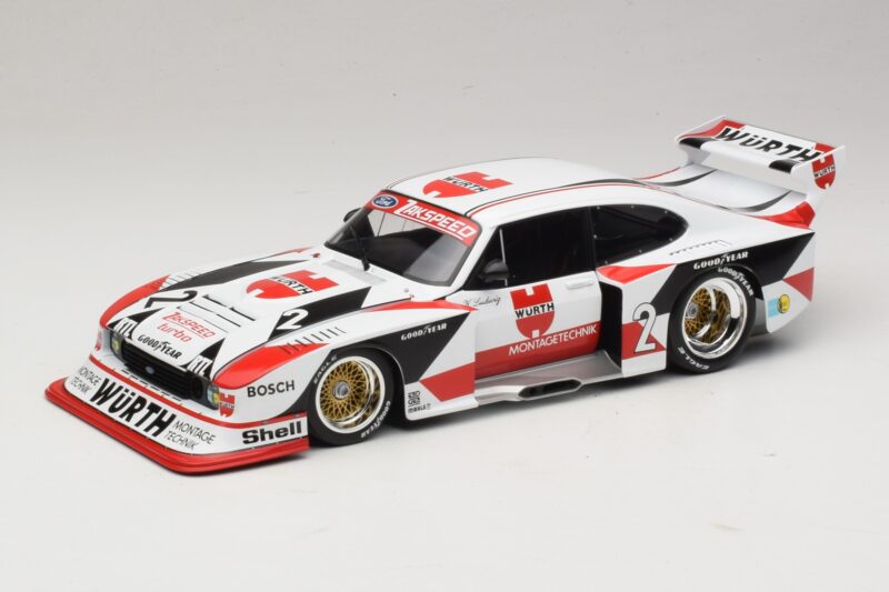 Ford Capri Turbo Group 5 Wurth #2 K. Ludwig DRM Champion 1981 Minichamps 1:18 100818602 Metaal