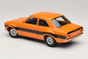 Ford Escort Mk1 RS1600 AVO Oranje Met Zwarte Strepen Minichamps 1:18 100688104 Metaal — afbeelding 7 van 8