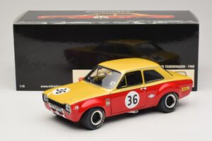 Ford Escort Mk1 TC #36 F. Gardner / D. Glemser Grand Prix der Tourenwagen 1968 Minichamps 1:18 100688136 Metaal — afbeelding 8 van 8