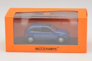 Ford Fiesta Mk4 Blauw Metallic Maxichamps 1:43 940085061 Metaal — afbeelding 5 van 5