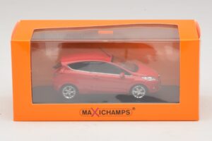 Ford Fiesta Mk7 Rood Maxichamps 1:43 940088000 Metaal — afbeelding 5 van 5