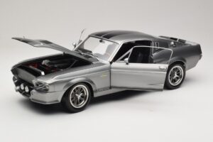 Ford Mustang Shelby GT500 Eleanor Grijs Metallic & Zwart KK-Scale 1:12 KKDC120171 Metaal — afbeelding 2 van 8