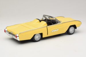 Ford Thunderbird Cabriolet Geel Anson 1:18 30334-P1 Metaal — afbeelding 3 van 8
