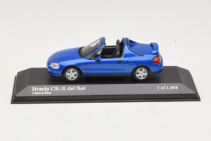 Honda CR-X del Sol EG2 Blauw Metallic Minichamps 1:43 400161931 Metaal