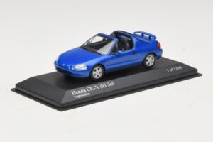 Honda CR-X del Sol EG2 Blauw Metallic Minichamps 1:43 400161931 Metaal — afbeelding 2 van 5