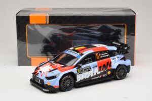 Hyundai i20 N Rally1 #11 T. Neuville / M. Wydaeghe Rally Monte Carlo 2026 IXO 1:18 18RMC270B Metaal — afbeelding 6 van 6