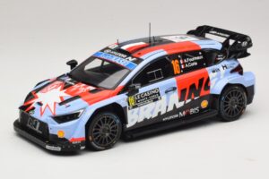 Hyundai i20 N Rally1 #16 A. Fourmaux / A. Coria Rally Monte Carlo 2026 IXO 1:18 18RMC270A Metaal