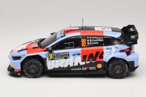 Hyundai i20 N Rally1 #16 A. Fourmaux / A. Coria Rally Monte Carlo 2026 IXO 1:18 18RMC270A Metaal — afbeelding 3 van 6
