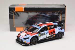 Hyundai i20 N Rally1 #16 A. Fourmaux / A. Coria Rally Monte Carlo 2026 IXO 1:18 18RMC270A Metaal — afbeelding 6 van 6