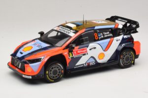 Hyundai i20 N Rally1 #8 O. Tanak / M. Jarveoja Rally Portugal 2025 IXO 1:18 18RMC251A Metaal