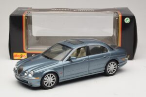 Jaguar S-Type X200 Blauw Maisto 1:18 31865 Metaal — afbeelding 8 van 8