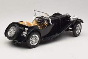 Jaguar SS100 Roadster Zwart Bburago 1:18 3006-M3 Metaal — afbeelding 2 van 6