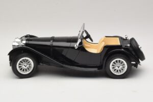 Jaguar SS100 Roadster Zwart Bburago 1:18 3006-M3 Metaal — afbeelding 3 van 6