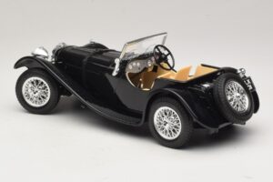 Jaguar SS100 Roadster Zwart Bburago 1:18 3006-M3 Metaal — afbeelding 5 van 6
