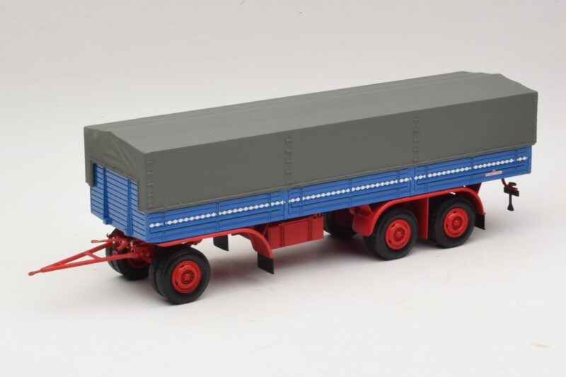 Kassbohrer 3-Achs Blauw Zwart Minichamps 1:43 439161090 Metaal