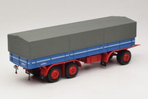 Kassbohrer 3-Achs Blauw Zwart Minichamps 1:43 439161090 Metaal — afbeelding 2 van 6