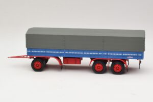 Kassbohrer 3-Achs Blauw Zwart Minichamps 1:43 439161090 Metaal — afbeelding 3 van 6
