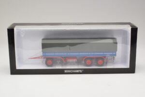Kassbohrer 3-Achs Blauw Zwart Minichamps 1:43 439161090 Metaal — afbeelding 6 van 6