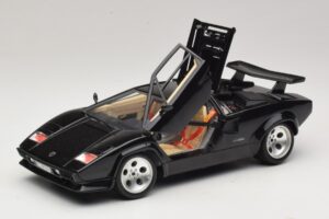 Lamborghini Countach 5000 Quattrovalvole Zwart Bburago 1:18 3337 Metaal — afbeelding 2 van 8
