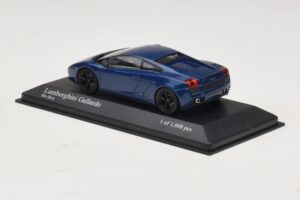 Lamborghini Gallardo Blue Metallic Minichamps 1:43 400103505 Metaal — afbeelding 3 van 5