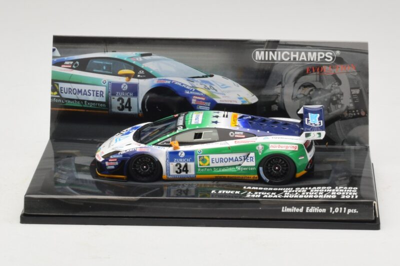 Lamborghini Gallardo LP600 GT3 #34 Reiter Engineering H-J. Stuck 24 Hours of Nurburgring 2011 Minichamps 1:43 437111284 Metaa