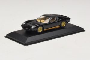 Lamborghini Miura P400 Zwart Minichamps 1:43 430103004 Metaal — afbeelding 2 van 5
