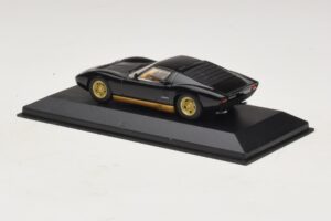 Lamborghini Miura P400 Zwart Minichamps 1:43 430103004 Metaal — afbeelding 3 van 5