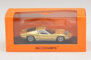 Lamborghini Miura P400 Goud Maxichamps 1:43 940103002 Metaal — afbeelding 5 van 5