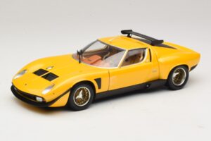 Lamborghini Miura SVR Geel & Zwart Kyosho 1:18 08319GY Metaal