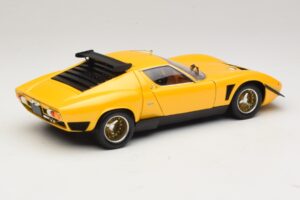 Lamborghini Miura SVR Geel & Zwart Kyosho 1:18 08319GY Metaal — afbeelding 3 van 8