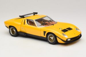 Lamborghini Miura SVR Geel & Zwart Kyosho 1:18 08319GY Metaal — afbeelding 6 van 8