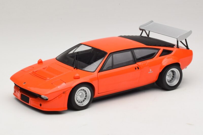 Lamborghini Urraco Rally Oranje Kyosho 1:18 08445P Metaal