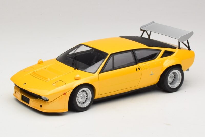Lamborghini Urraco Rally Pearl Yellow Kyosho 1:18 08445GY Metaal