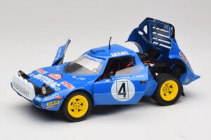 Lancia Stratos HF #4 B. Darniche / A. Mahe Rally Monte Carlo 1979 Solido 1:18 9019 Metaal — afbeelding 2 van 8