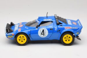 Lancia Stratos HF #4 B. Darniche / A. Mahe Rally Monte Carlo 1979 Solido 1:18 9019 Metaal — afbeelding 4 van 8