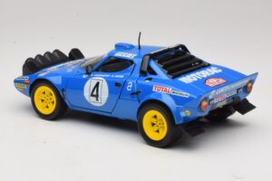 Lancia Stratos HF #4 B. Darniche / A. Mahe Rally Monte Carlo 1979 Solido 1:18 9019 Metaal — afbeelding 7 van 8