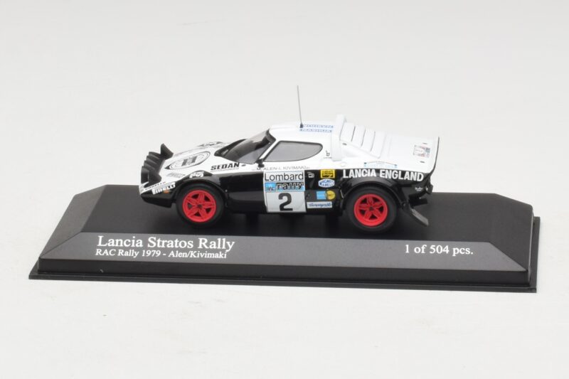 Lancia Stratos Rally #2 M. Alen / I. Kivimaki RAC Rally 1979 Minichamps 1:43 430791202 Metaal