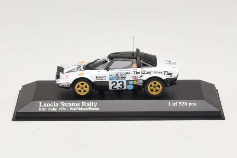 Lancia Stratos Rally #23 Walfridson / Frazer RAC Rally 1976 Minichamps 1:43 430761223 Metaal