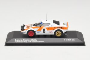 Lancia Stratos Rally #8 Livieratos / Manolis Acropolis Rally 1978 Minichamps 1:43 430781208 Metaal