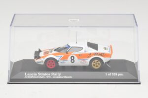 Lancia Stratos Rally #8 Livieratos / Manolis Acropolis Rally 1978 Minichamps 1:43 430781208 Metaal — afbeelding 4 van 5