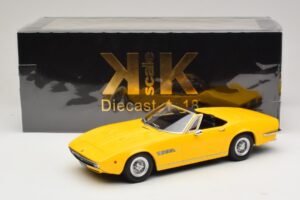 Maserati Ghibli Spyder Geel KK-Scale 1:18 KKDC181303 Metaal — afbeelding 7 van 7