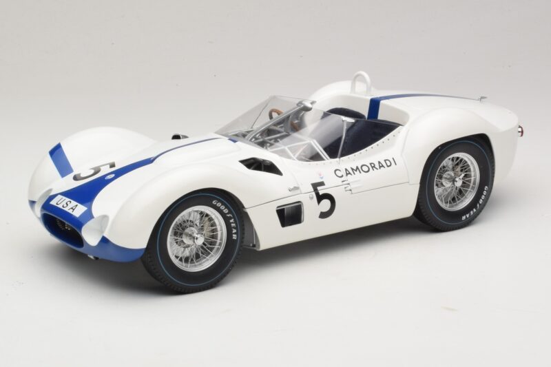 Maserati Tipo 61 #5 Camoradi S. Moss / D. Gurney 1000km Nurburgring Winner 1960 Minichamps 1:12 120601205 Metaal