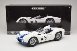 Maserati Tipo 61 #5 Camoradi S. Moss / D. Gurney 1000km Nurburgring Winner 1960 Minichamps 1:12 120601205 Metaal — afbeelding 8 van 8