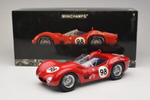 Maserati Tipo 61 #98 C. Shelby Times Mirror GP For Sportscars 1960 Minichamps 1:12 120601298 Metaal — afbeelding 8 van 8