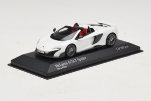 McLaren 675LT Spider Silica White Minichamps 1:43 537154432 Metaal — afbeelding 2 van 5