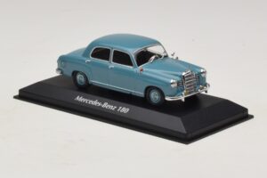 Mercedes 180 W120 Blauw Maxichamps 1:43 940033102 Metaal — afbeelding 3 van 5