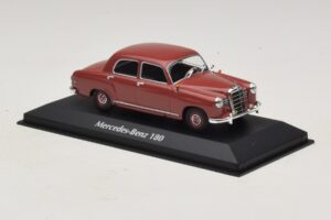 Mercedes 180 W120 Rood Maxichamps 1:43 940033101 Metaal — afbeelding 3 van 5