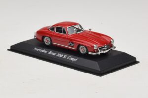 Mercedes 300 SL W198 Rood Maxichamps 1:43 940039001 Metaal — afbeelding 3 van 5