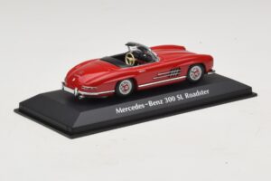 Mercedes 300 SL W198 Roadster Rood Maxichamps 1:43 940039031 Metaal — afbeelding 2 van 5